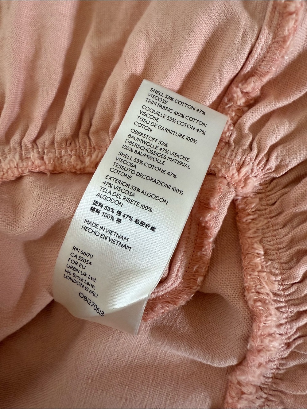 Pilcro Anthropologie XS Nettie Blush Pink Ruffle Wrap Skirt - Picture 4 of 5